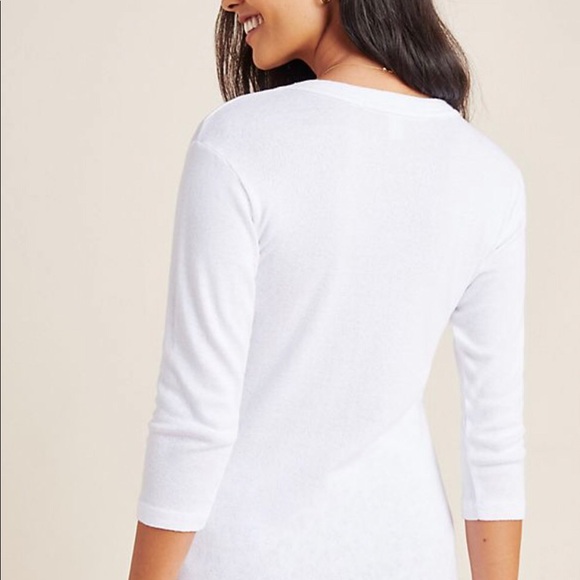 Michael Stars by Anthropologie White Shine Tee - Picture 7 of 7